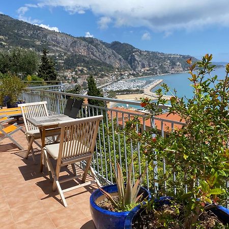 Villa L'Ensoleillee Vue Panoramique Mer, 250 M De La Plage Et Du Centre Ville Мантон Екстер'єр фото