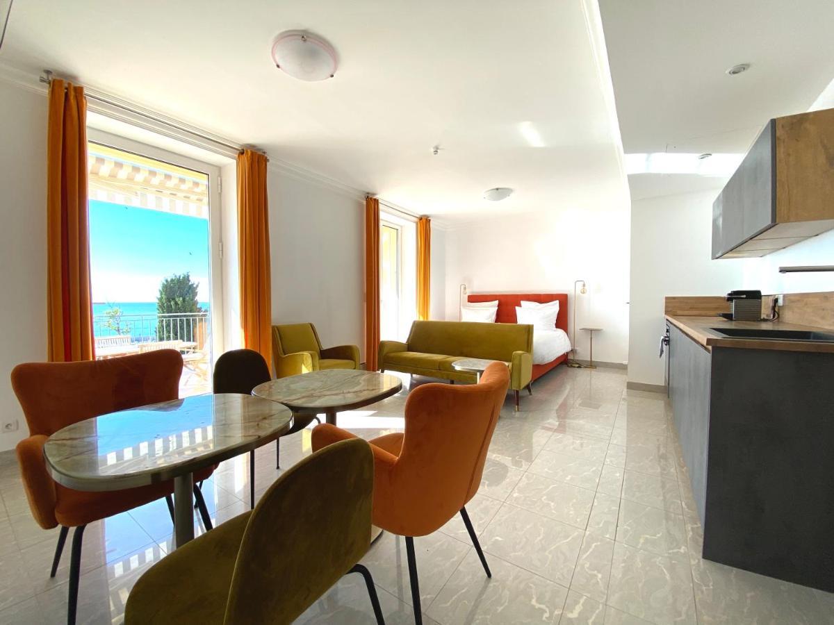 Villa L'Ensoleillee Vue Panoramique Mer, 250 M De La Plage Et Du Centre Ville Мантон Екстер'єр фото