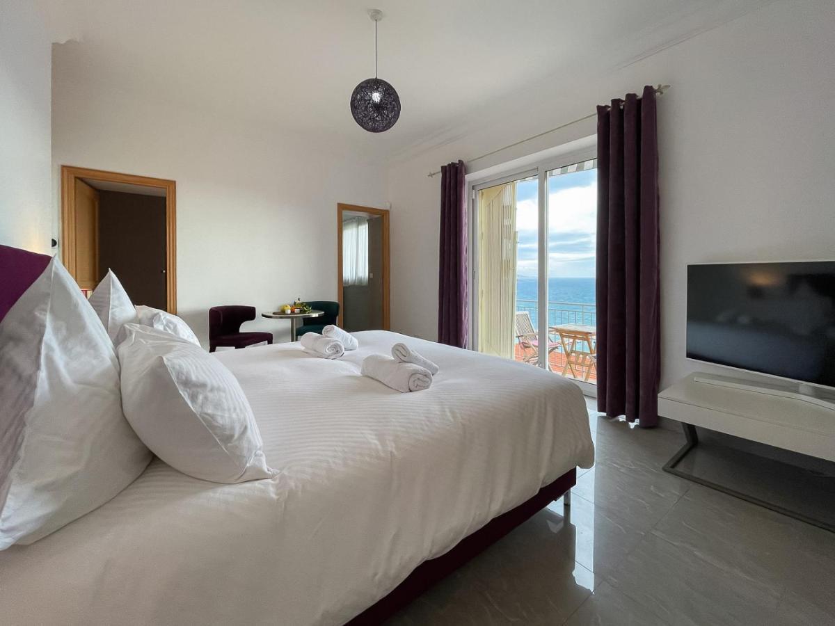 Villa L'Ensoleillee Vue Panoramique Mer, 250 M De La Plage Et Du Centre Ville Мантон Екстер'єр фото